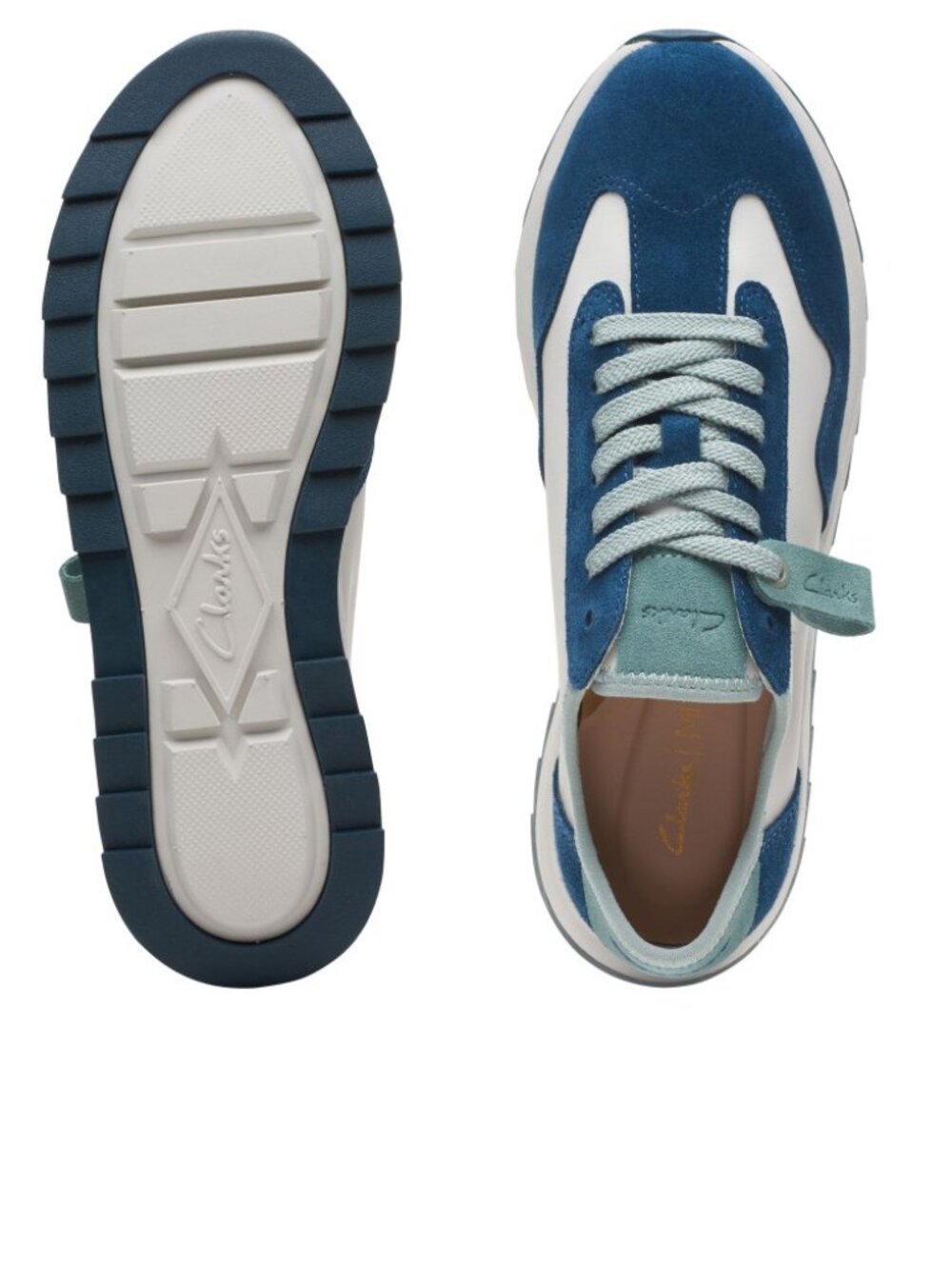 Clarks Dashlite Lo Womens Trainers Size 8.5